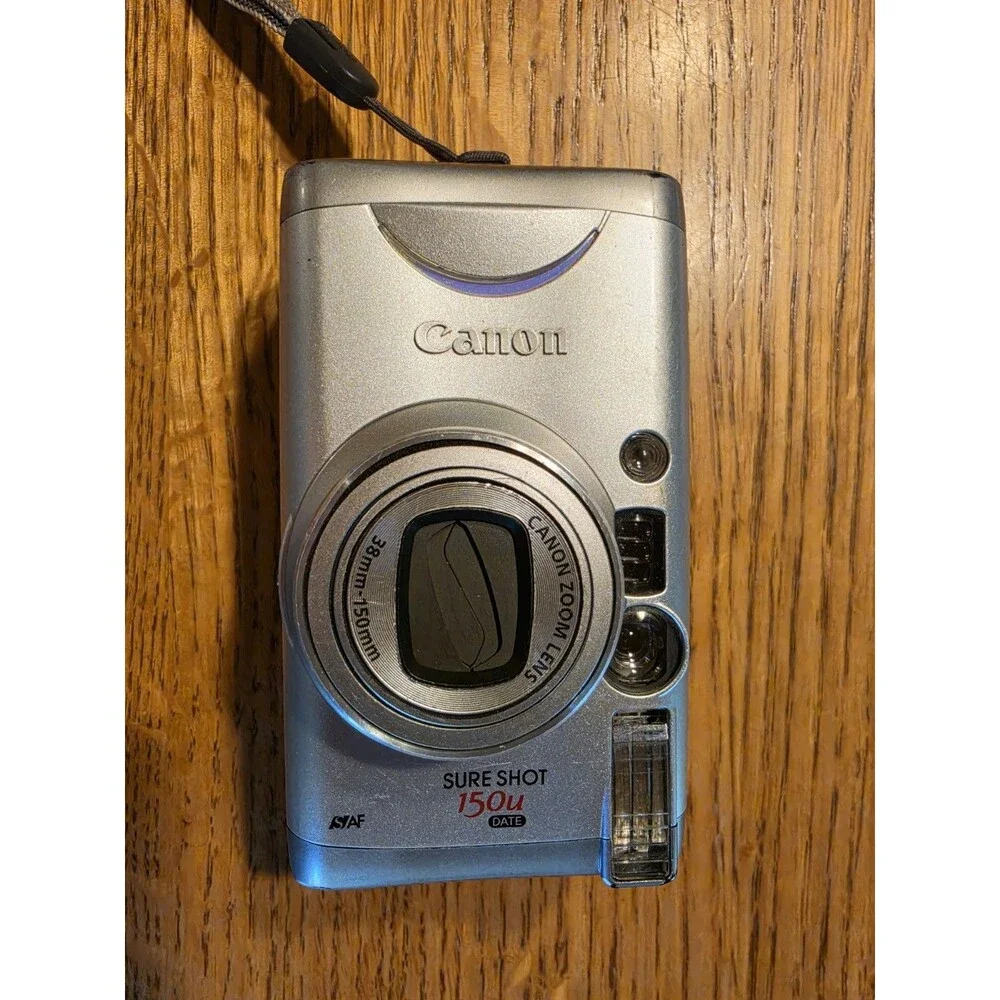Canon Sure Shot 150u Date 35mm Point & Shoot Film Camera 38-150mm